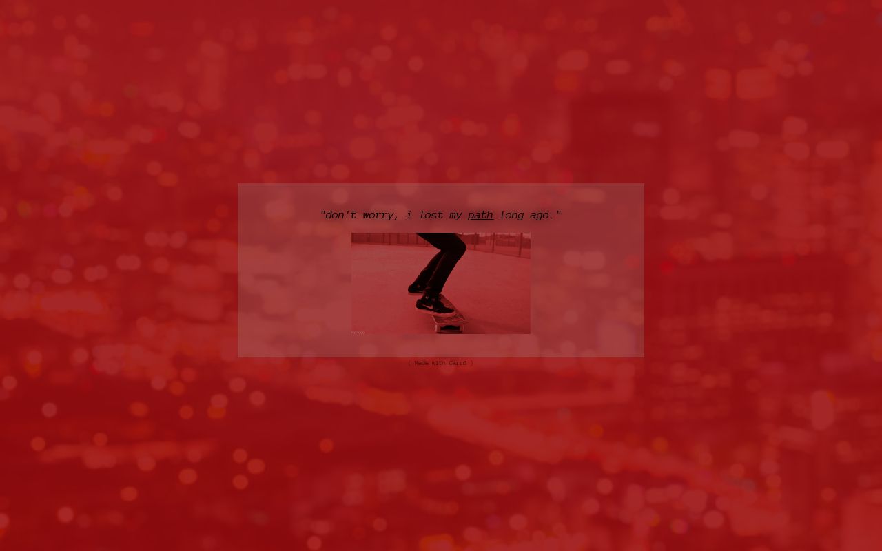 Carrd profile picture for @unbalanced